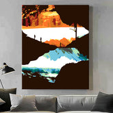 Painting by Numbers The Hike I